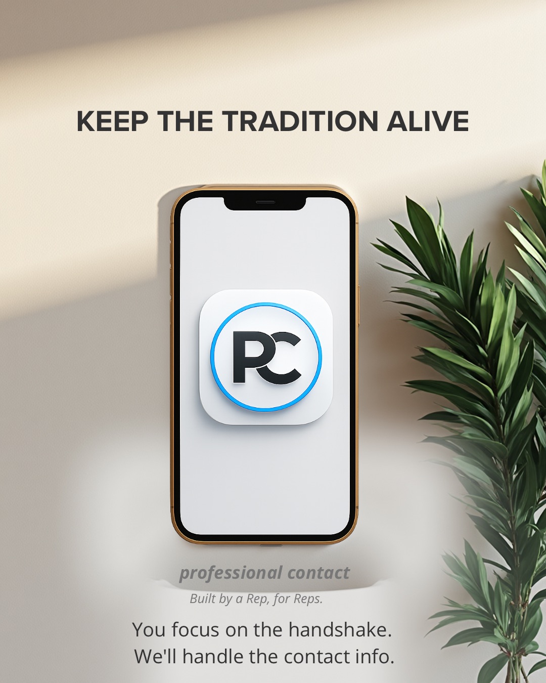 Professional Contact hero visual